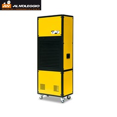 Deumidificatore a condensazione DH 7160 con flusso d'aria elevato e ventilatore centrifugo potente, ideale per magazzini. 
