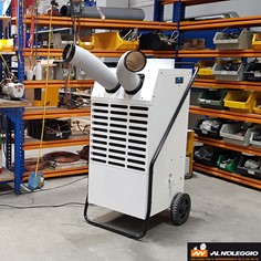 Deumidificatore Portatile - Compatto e Leggero - Facile Installazione - Ruote per Trasportabilità 
