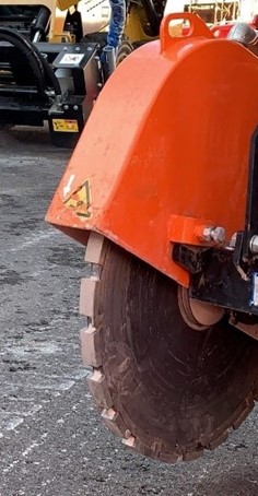 Dischi diamantati per tracce elettriche e fibra ottica 