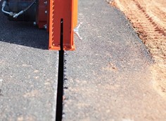 Mola a battentare per segatrici taglio asfalto 