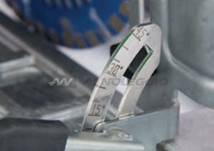 Sega diamantata per facile cambio tra taglio a secco e ad umido 