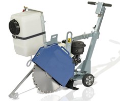 Tagliagiunti Sega Acqua Pavimenti 13 CV Benzina - Vista frontale 