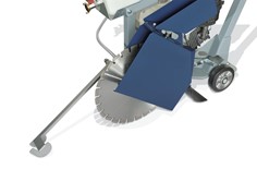 Tagliagiunti Sega Acqua Pavimenti 13 CV Benzina - Vista laterale 