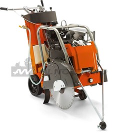Tagliasuolo a benzina con disco Ø 600 mm e avanzamento automatico 