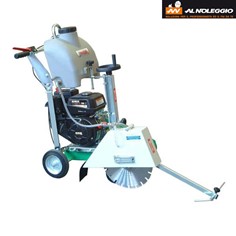 Taglierina a benzina per calcestruzzo con profondità di taglio 125 mm e motore Kohler CH270 