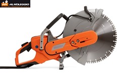 Troncatrice elettrica alta potenza taglio 40cm vista laterale 