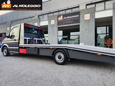 Carroattrezzi con ferma moto e specchio grandangolare 