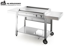 Barbecue con superficie di cottura 750x420 mm e protezione termocoppia 
