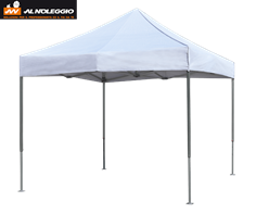 Gazebo pieghevole professionale 300x450 cm con pareti laterali 