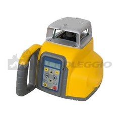 Livello laser doppia pendenza a batteria con ricevitore e radiocomando 