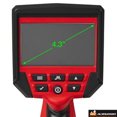 Schermo 4,3″ LCD a colori Schermo 4,3″ LCD a colori, pulsanti retroilluminati per massima visibilità
