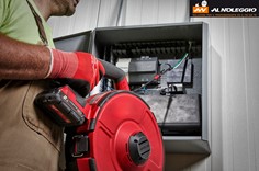 Sonda per cavi elettrici con sostituzione rapida del tamburo 