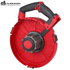 Sonda tiracavi elettrica a batteria con motore brushless e tamburo intercambiabile 