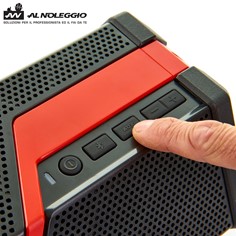 Speaker da cantiere con raggio di ricezione Bluetooth® fino a 30 m 