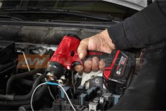 Termosoffiatore con gancio comodo per trasporto 