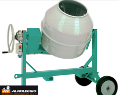 Betoniera Avanzata 235LT - Silenziosa, Leggera, Robusta - Potenza 1 kW e 4.2 kW - Peso 119kg e 143kg 