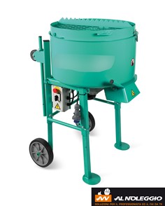 Mescolatrice 120L - Capacità 120L - Potenza 1,4 kW - Doppia Altezza Carico/Scarico 