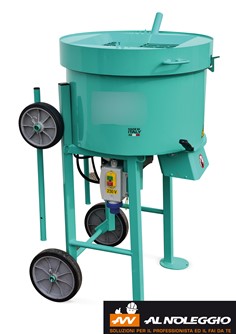Mescolatrice 80L con Griglia I-DUST - Capacità 80L - Potenza 1 kW - Ideale per Prodotti in Sacchi 