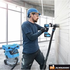 Carotatrice a secco con batteria 18V e protezione sovracarico termico 