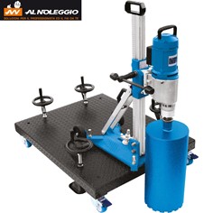 carrello per carotatrice su colonna 