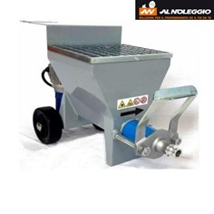Fugatrice per stilatura - Ideale per professionisti e noleggio, dotata di quadro elettrico con inverter per regolare la portata del materiale 