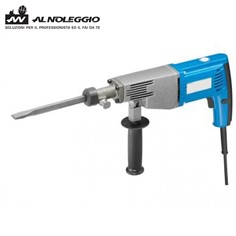 Martello scalpellatore elettropneumatico per materiali resistenti 