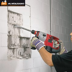 Tassellatore con scatola ingranaggi in magnesio e cavo da 4 m 