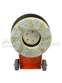 Levigatrice roto-orbitale su gradini per lucidatura scale in pietra 