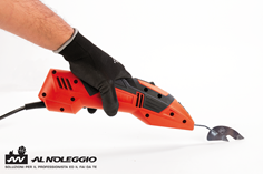 Raschiatore elettrico con design ergonomico 