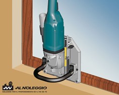 Rifilatrice per finestre con lama a 12 denti in metallo duro 