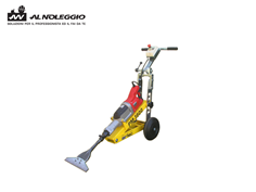 Stripper in lavorazione pavimento 