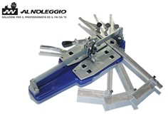 Tagliapiastrelle 130 cm con telaio in alluminio e supporti laterali 
