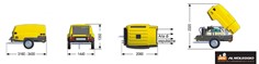 Motocompressore misure 