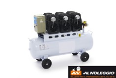 Compressore a basso rumore 70 litri con serbatoio a pressione 