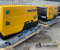 Motocompressore da cantiere versatile e potente 