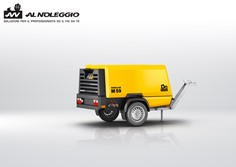 Noleggio motocompressore potente da cantiere Mobilair M59 