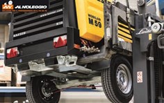 Noleggio motocompressore con peso inferiore ai 750 kg e telaio non frenato 