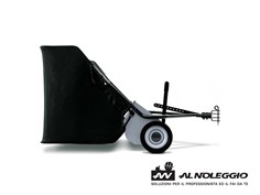 Spazzolatrice con ruote di supporto semi-pneumatiche da 28 cm 