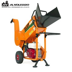 Biotrituratore a motore per sminuzzamento rami e potature 