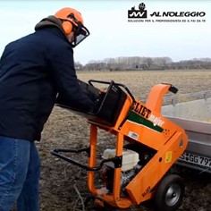 Biotrituratore con larghezza di taglio 250 mm 