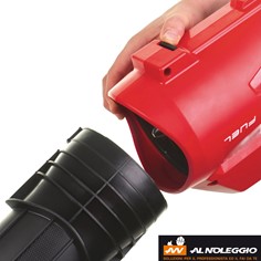 Soffiatore a batteria con 2 batterie da 18V per lunga autonomia 