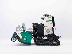 Trinciasementi con cingoli 