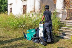 Dettaglio flagelli trinciasementi 