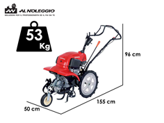 Motozappa per dissodamento terreno 
