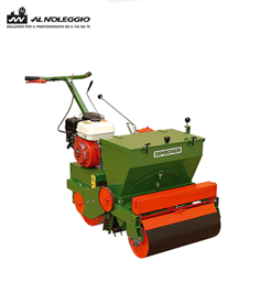 Seminatrice per prati semovente con motore Honda 