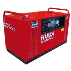Generatore di corrente 6 kW compatto e affidabile per cantieri ed eventi 