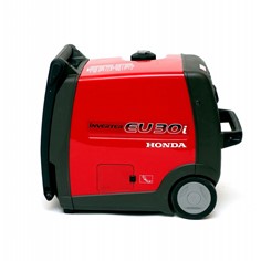 Generatore monofase 3 kW con ruote e manici per trasporto facile 