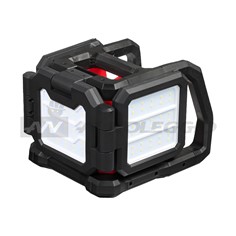 Luce LED da cantiere con teste rotanti a 270° 