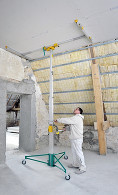 Alzalastre regolabile per cartongesso, ideale per soffitti e pareti 