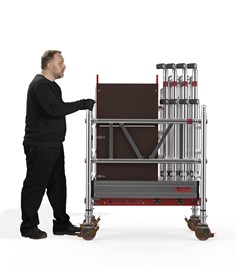 Può essere usato all’interno e all’esterno Spostamento anche in spazi stretti come per esempio attraverso porte standard o corridoi